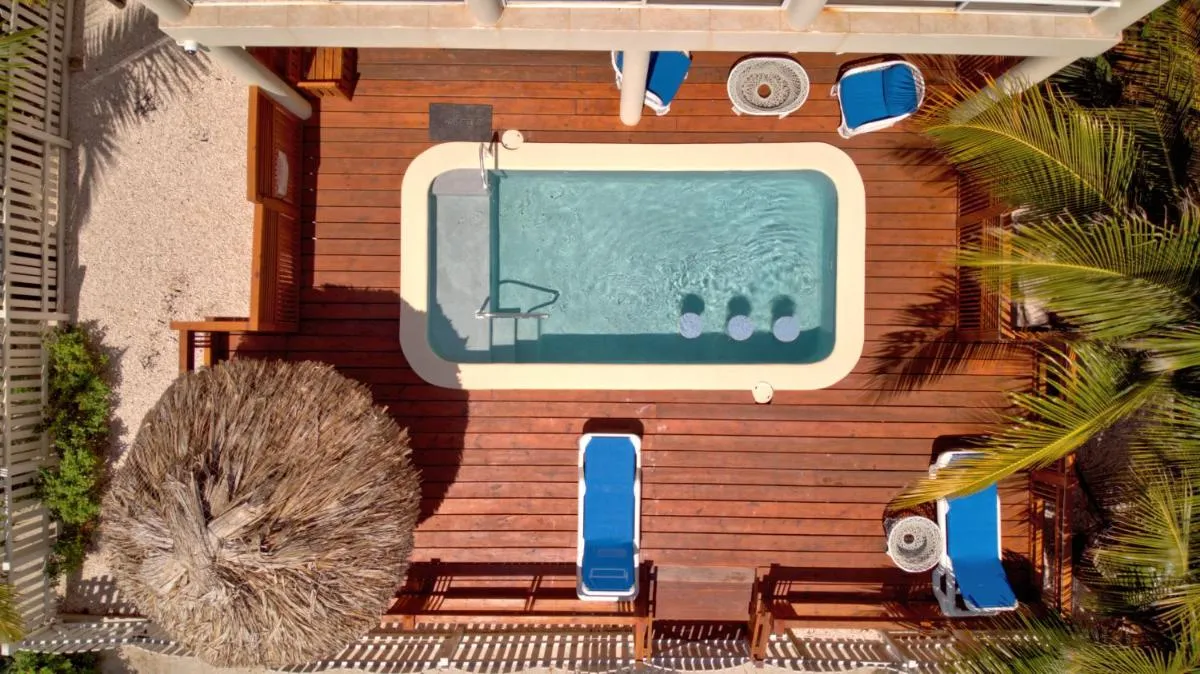 Image of La Perla Azul Beach House with Pool and 4 seater cart